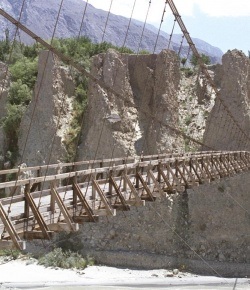 Aga Khan Rural Support Programme Suspension Bridge