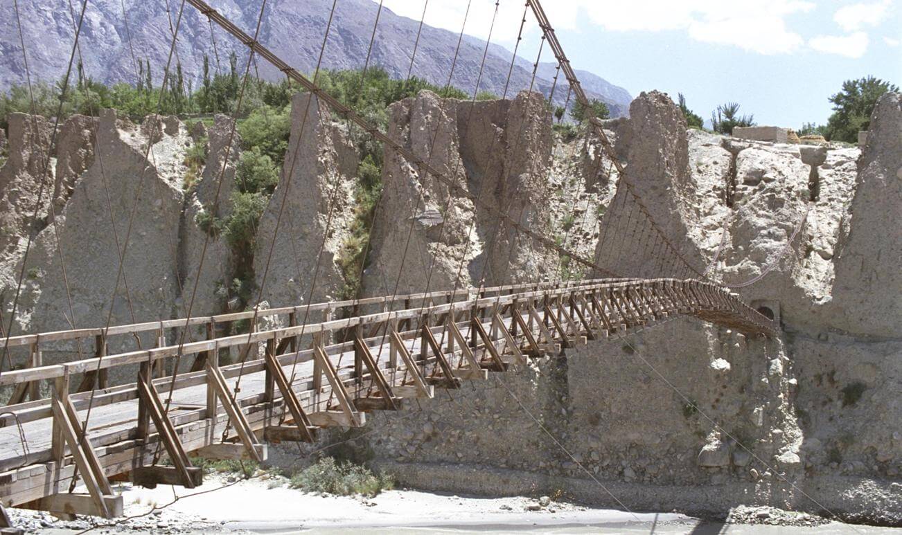 Aga Khan Rural Support Programme Suspension Bridge