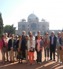 Members of Houston's Museum of Fine Arts Board of Trustees visiting Humayun's Tomb in Delhi, India - Aga Khan Trust for Culture