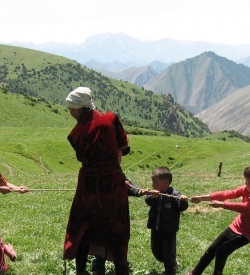 yurt kindergarten in rural Kyrgyz Republic