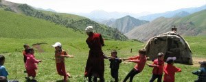yurt kindergarten in rural Kyrgyz Republic