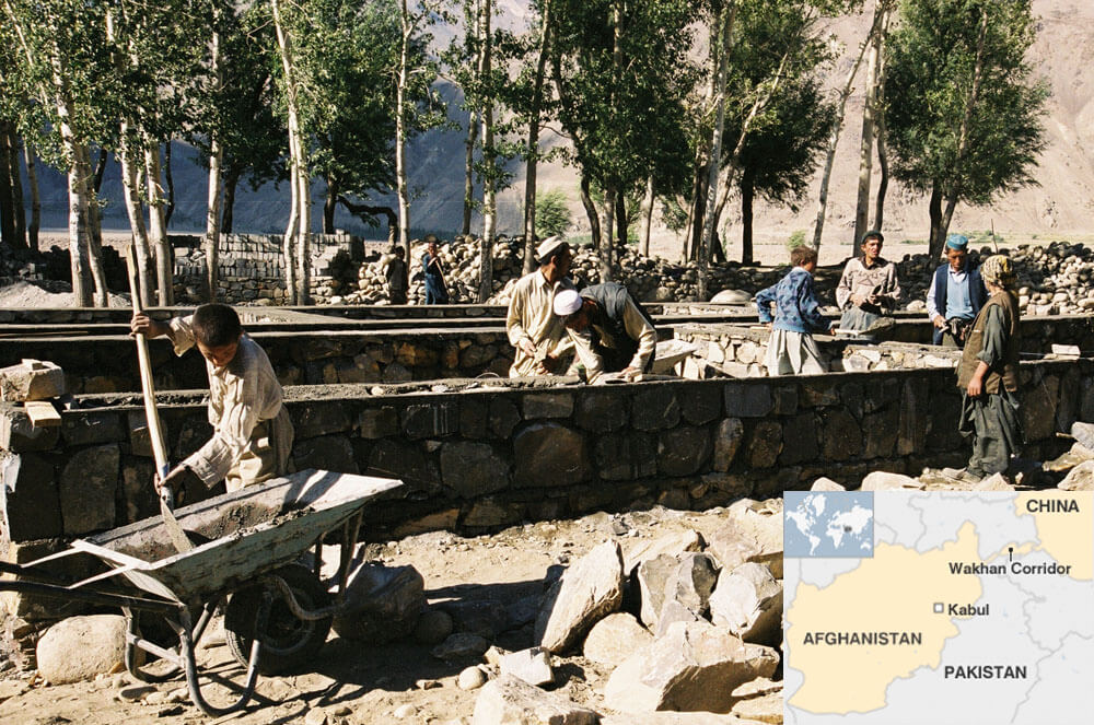 Construction of a secondary school in Afghanistan