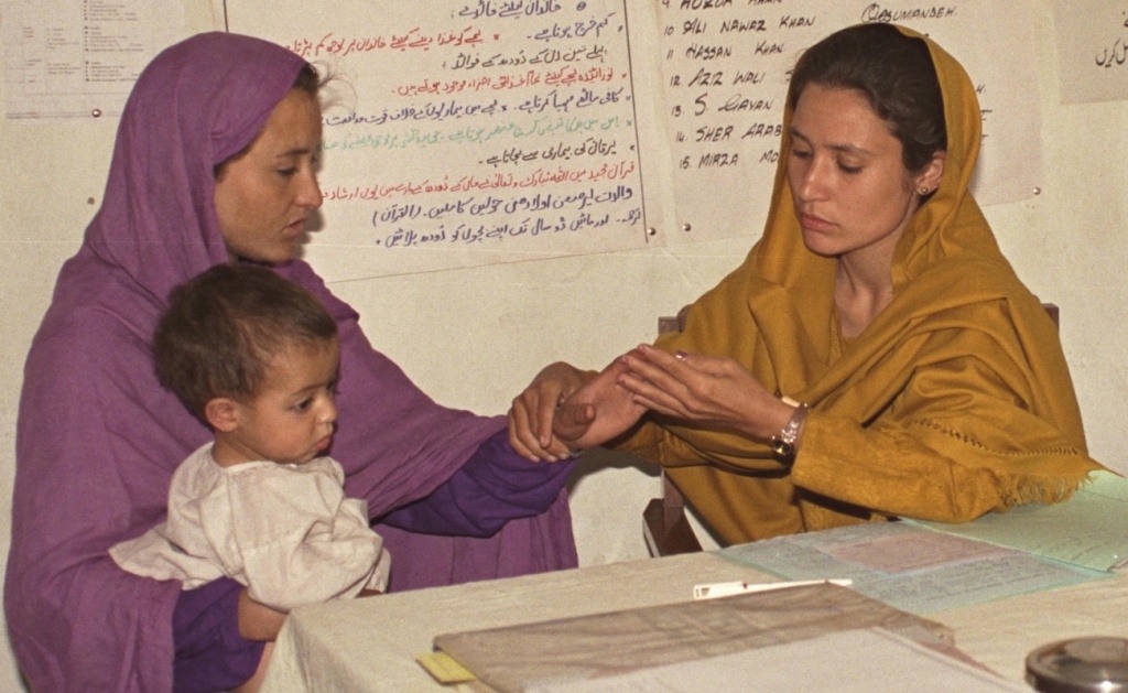 A nurse in Chitral 