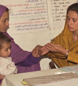 A nurse in Chitral