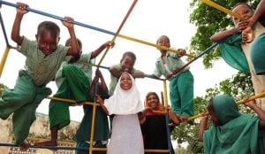 Kenyan kids playing
