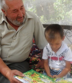 Reading in Tajikistan