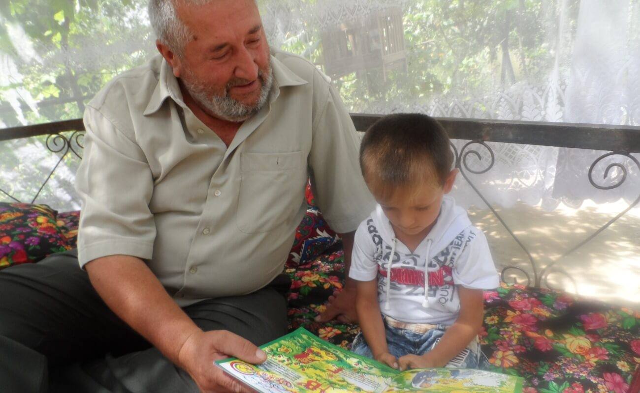 Reading in Tajikistan