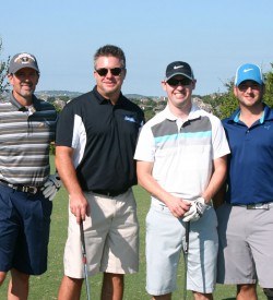 Golfers participating in the 2014 Aga Khan Foundation Golf Tournament in Austin, Texas.