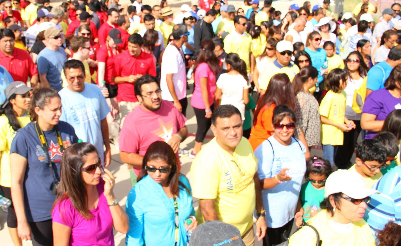 Participants at the 2014 Aga Khan Foundation Walk-Run in Dallas