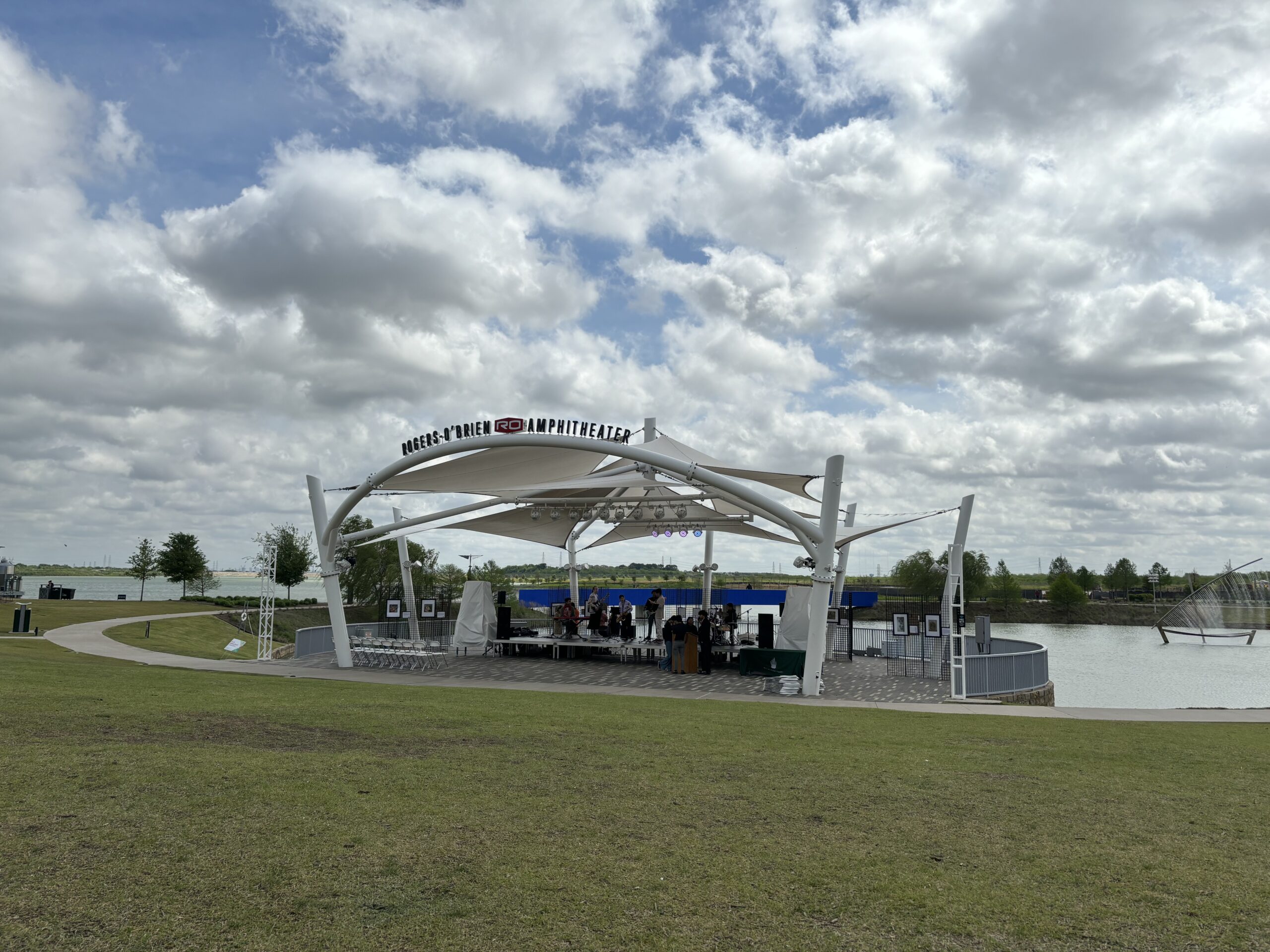 The amphitheater at the Sound at Cypress Waters where the Youth Festival was held