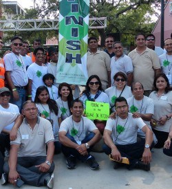 Volunteers celebrate a successful 2015 Aga Khan Foundation Walk|Run - San Antonio.