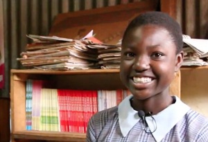 Viola, a Grade 9 student in Kenya
